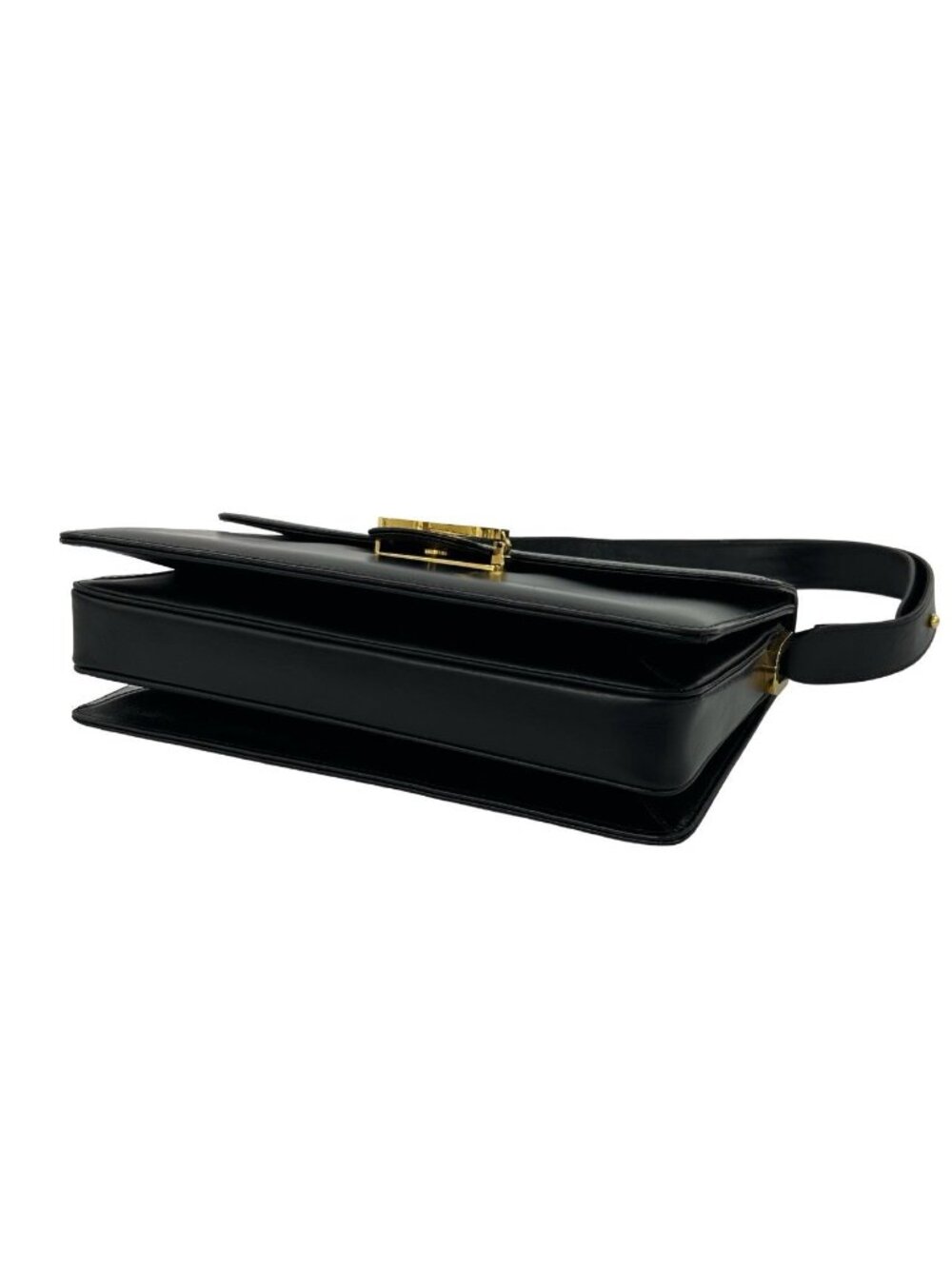 Gucci Vintage GG Logo Leather 2-Way Shoulder Bag Black - Picture 8 of 10